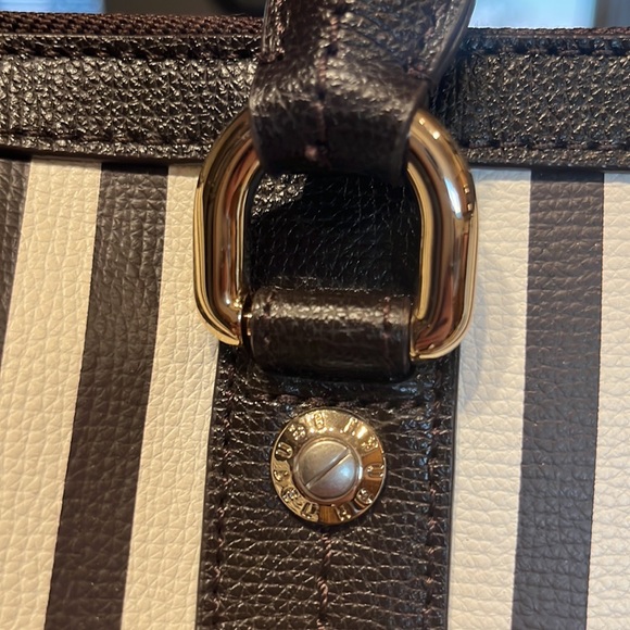 Henri Bendel Centennial Stripe Weekend Duffle - EXCELLENT Condition. - Picture 5 of 12